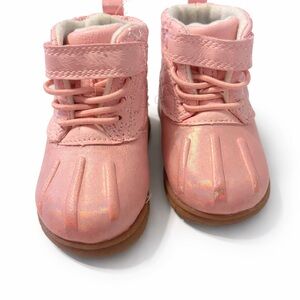 Cat & Jack Toddler Pink Boots Size 3 Fair Condition